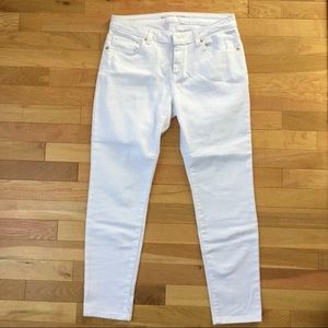 Michael Kors White Skinny Ankle Jeans (4)